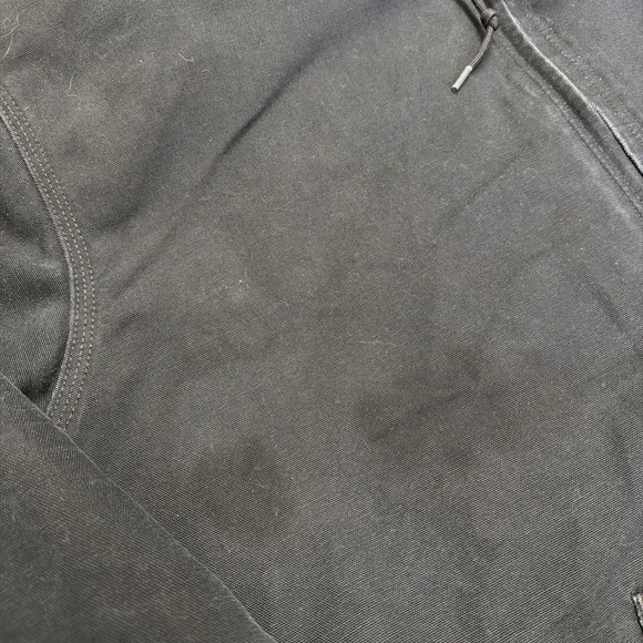 Carhartt Duck Canvas Jacket Mens 4XL Tall J140 Black Hooded Full Zip Made in USA - Picture 6 of 16